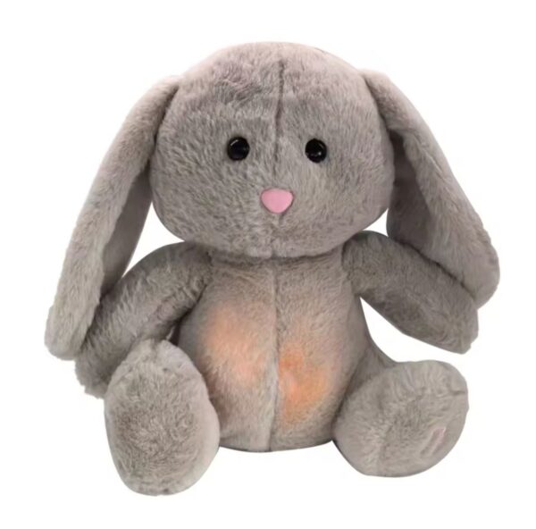Baby Toy Breathing Soothing Koala Rabbit Doll Sleeping Companion Music And Light Toy Elephant Capybara Plush Doll Kids Gift - Image 7