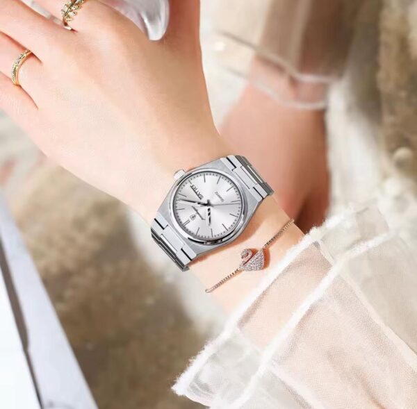 POEDAGAR Original New Woman Watch Stainless Steel Waterproof Luminous - Image 2