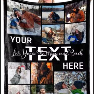 Custom Blanket With Photo or Text