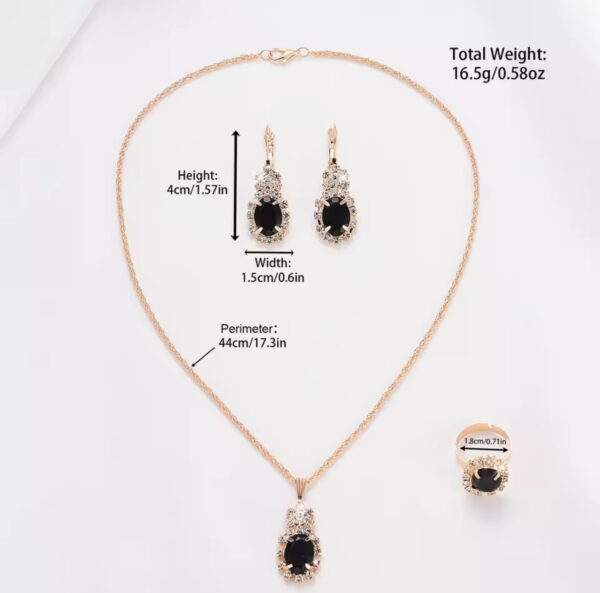 Female Jewelry Set (watch/necklace/Earrings/ring) - Image 2