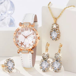 Female Jewelry Set (watch/necklace/Earrings/ring)