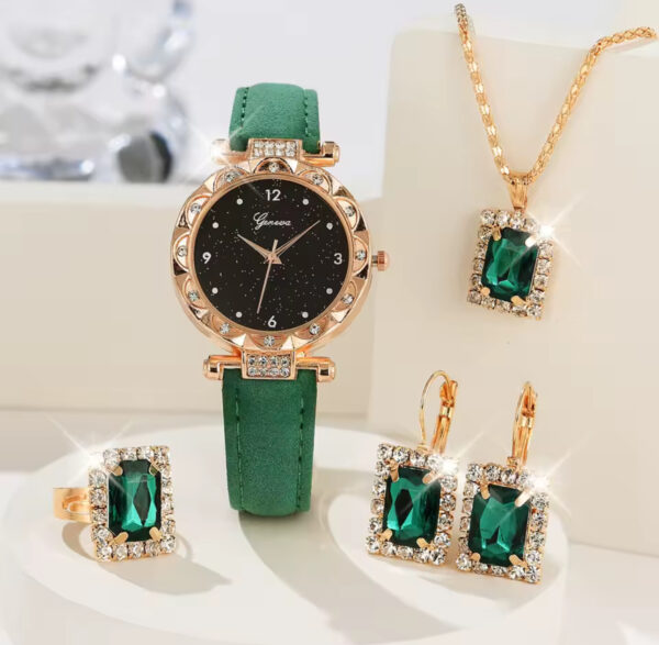 Female Jewelry Set (watch/necklace/Earrings/ring) - Image 11