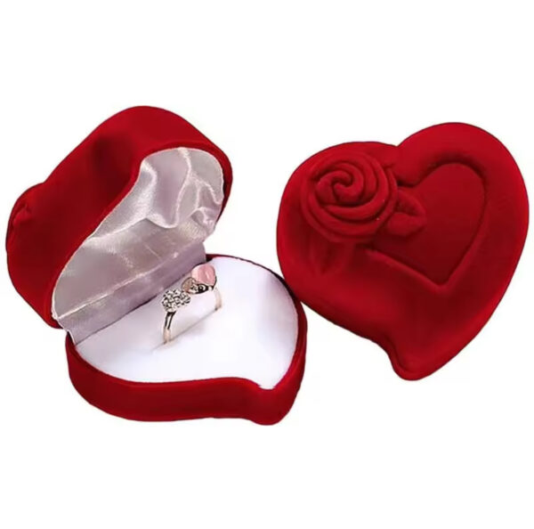 Heart Shaped Ring Box - Image 4