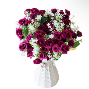 30cm 15Heads Artificial Roses Flower Bouquet
