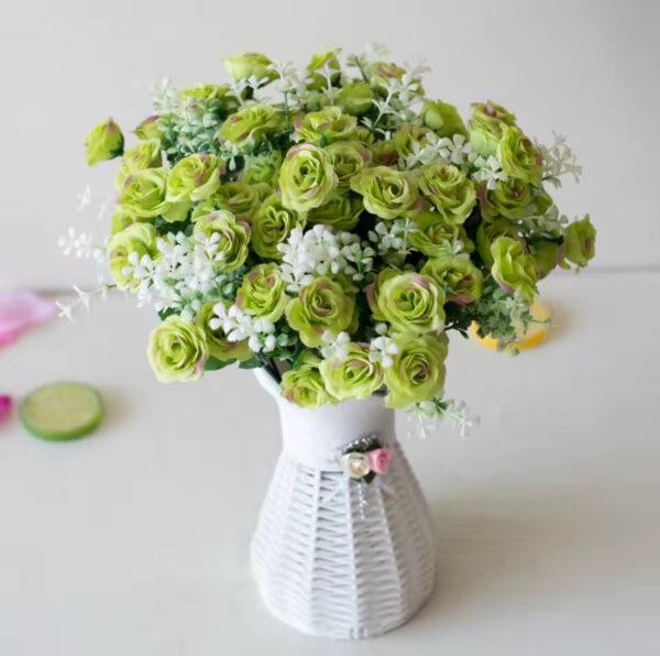 30cm 15Heads Artificial Roses Flower Bouquet - Image 4
