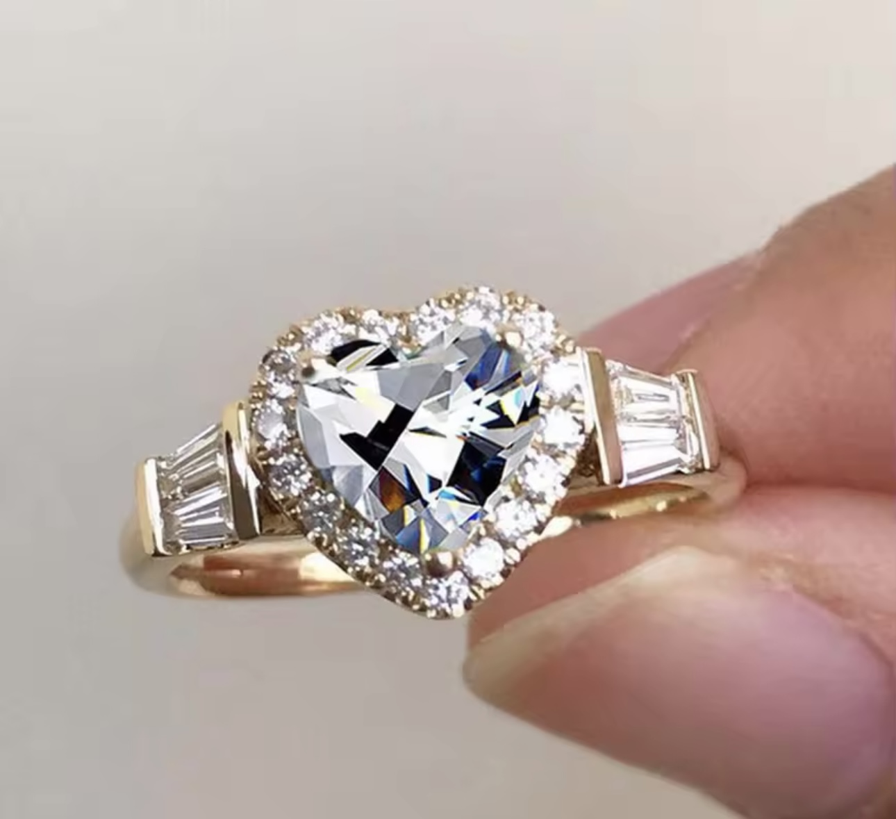Female Beautiful Gemstone Ring