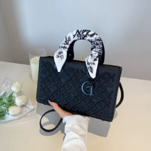 Women New high-end silk scarf embroidered small square bag versatile bag