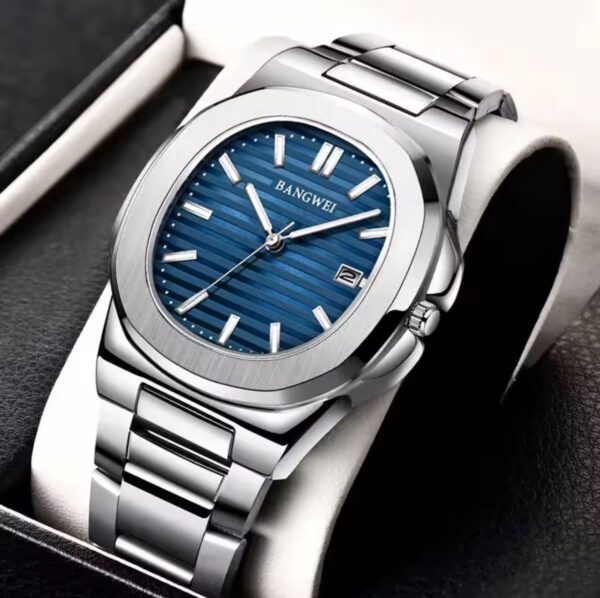 LIGE Luxury Watch Business Waterproof Male Clock Luminous Date Stainless Steel Square Quartz Men Watch Reloj Hombre 2024 New - Image 2