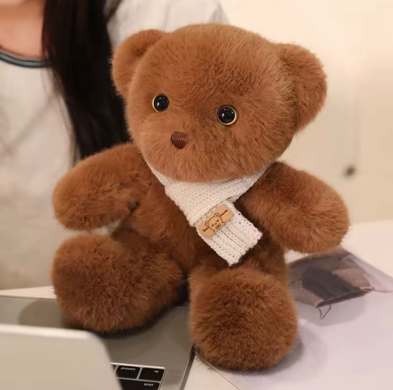 Gentle Scarf Teddy Bear