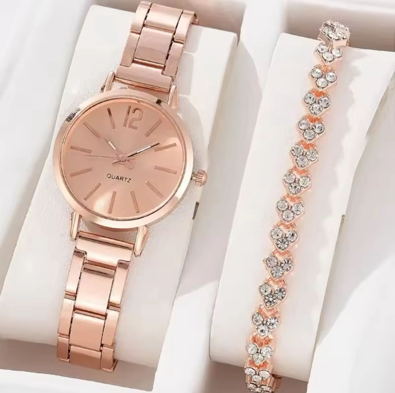 Womens Simple Fashion Digital Alloy Quartz Watch Bracelet