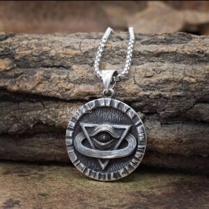 Stainless steel boutique devil's eyes multi-style men's and women's pendant