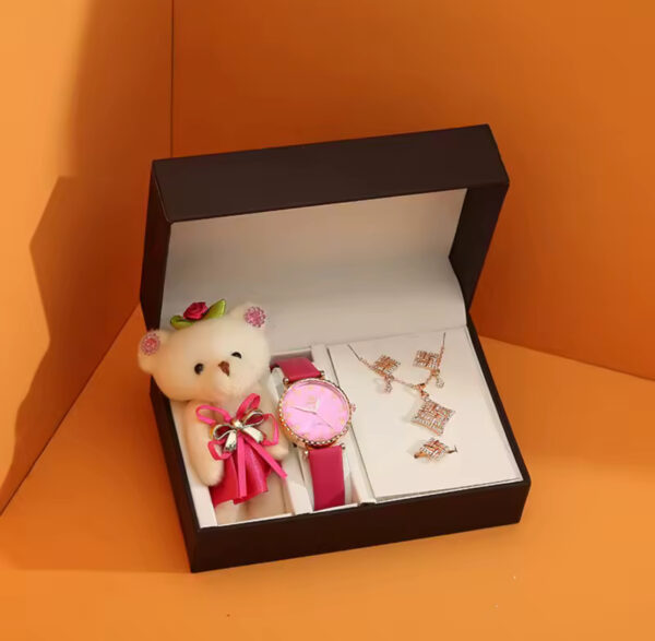 Women jewelry set with teddy bear puppet - Image 3
