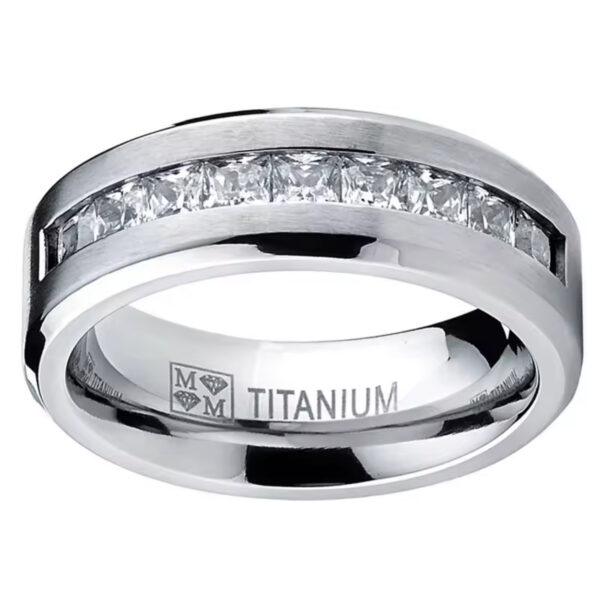 Silver crested ring for men - Image 3