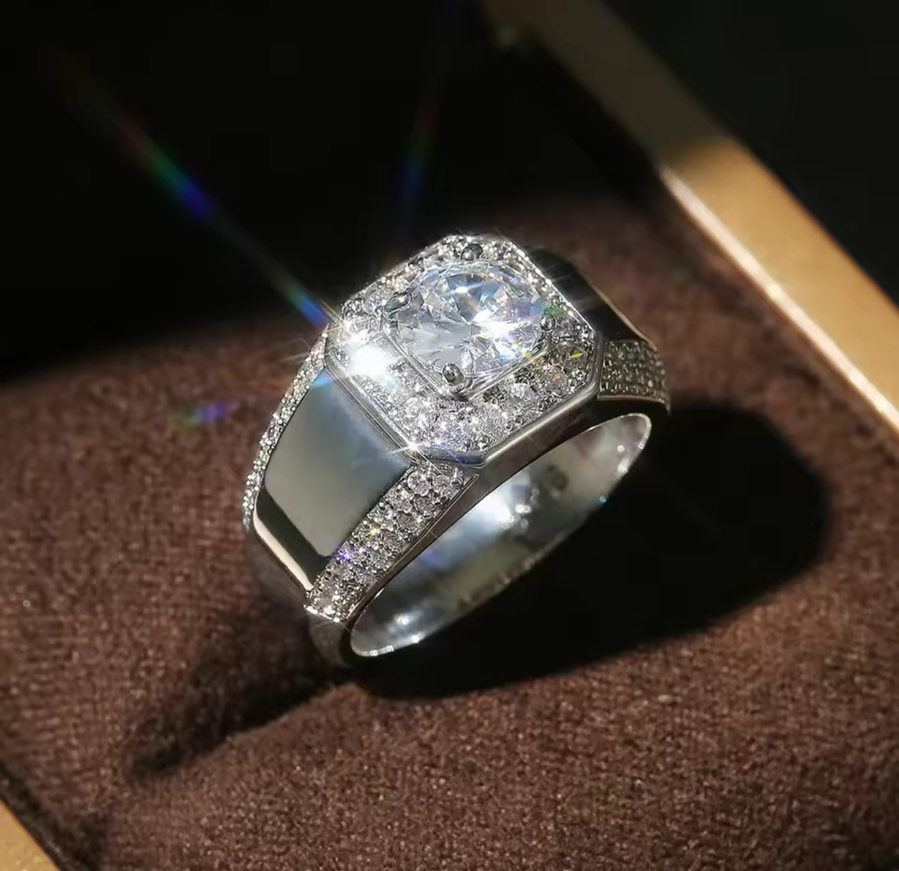 Luxury Men Silver Rings