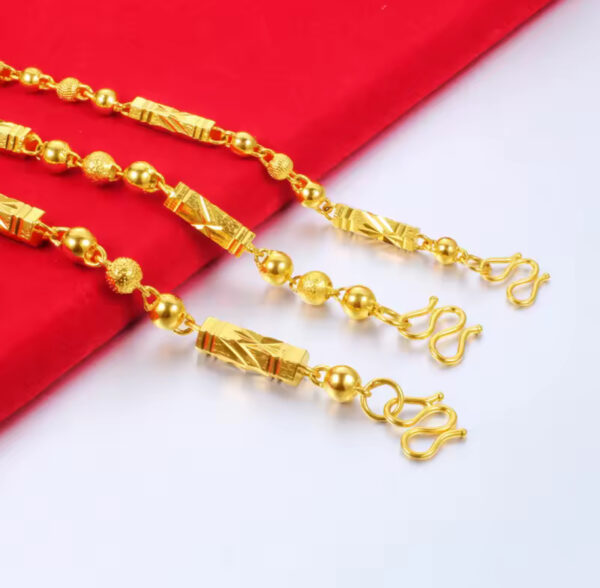 Men's Electroplated 18K Gold Necklace - Image 3