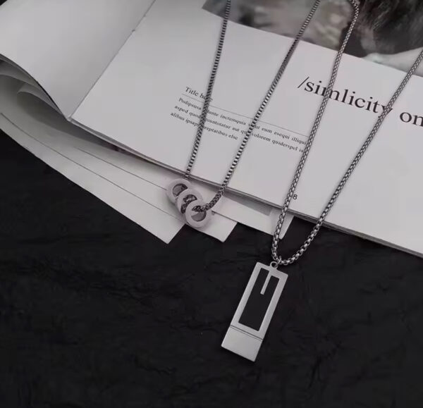 LATS Double-layer Square Pendant - Image 3