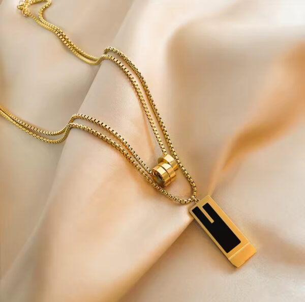 LATS Double-layer Square Pendant - Image 5