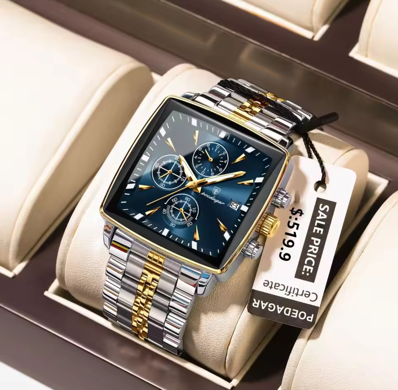 POEDAGAR Fashion Men Watch