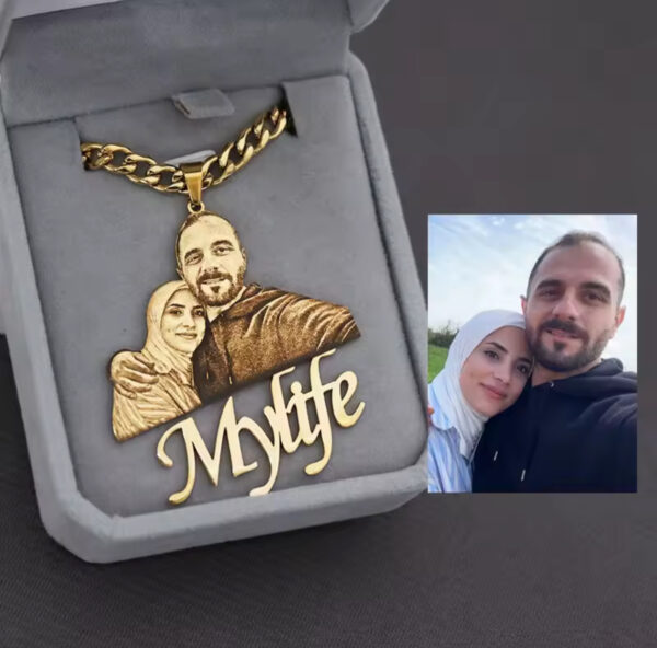 Custom Picture Nameplate Pendant