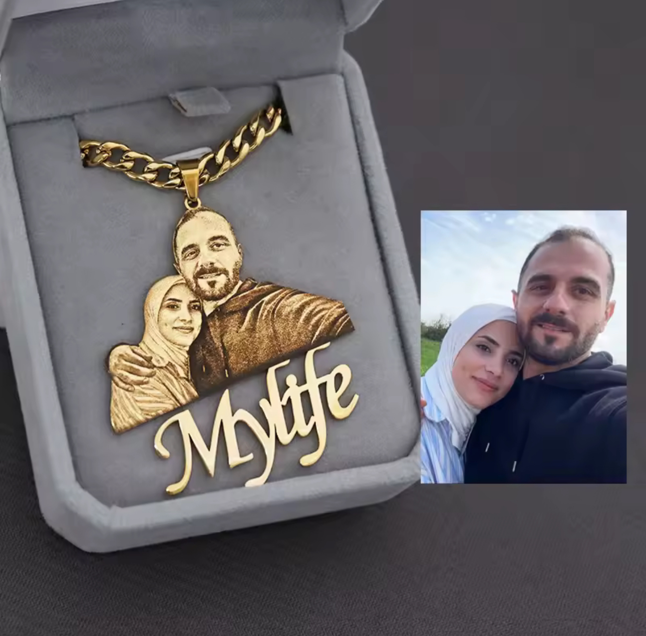 Custom Picture Nameplate Pendant