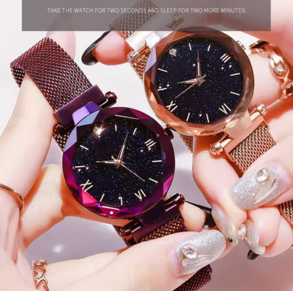 Reloj Mujer Luxury Starry Sky Women Watches - Image 4