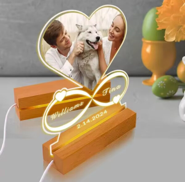 Custom Acrylic Plaque with Night Light