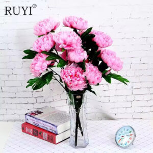 8 Heads Peony Artificial Silk Flower