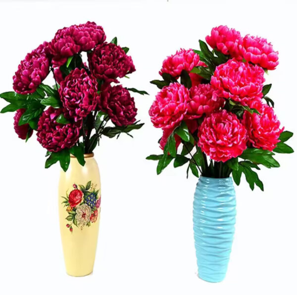 8 Heads Peony Artificial Silk Flower - Image 5
