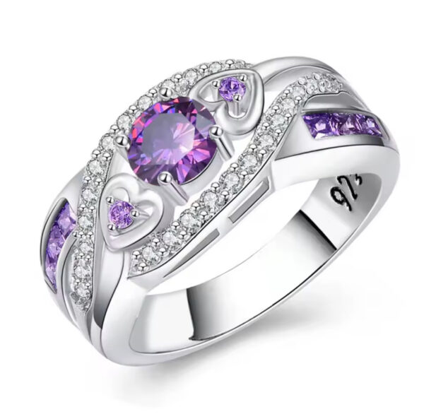 Women's Torina Crystal Quartz Ionix Ring - Image 5