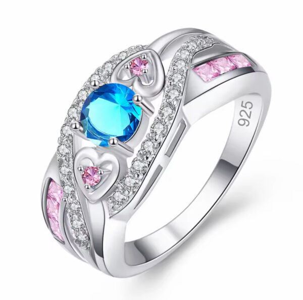 Women's Torina Crystal Quartz Ionix Ring - Image 4