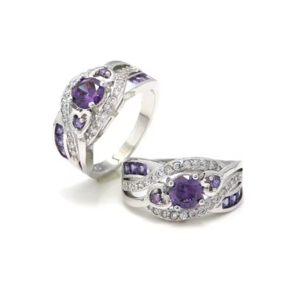 Women's Torina Crystal Quartz Ionix Ring - Image 2