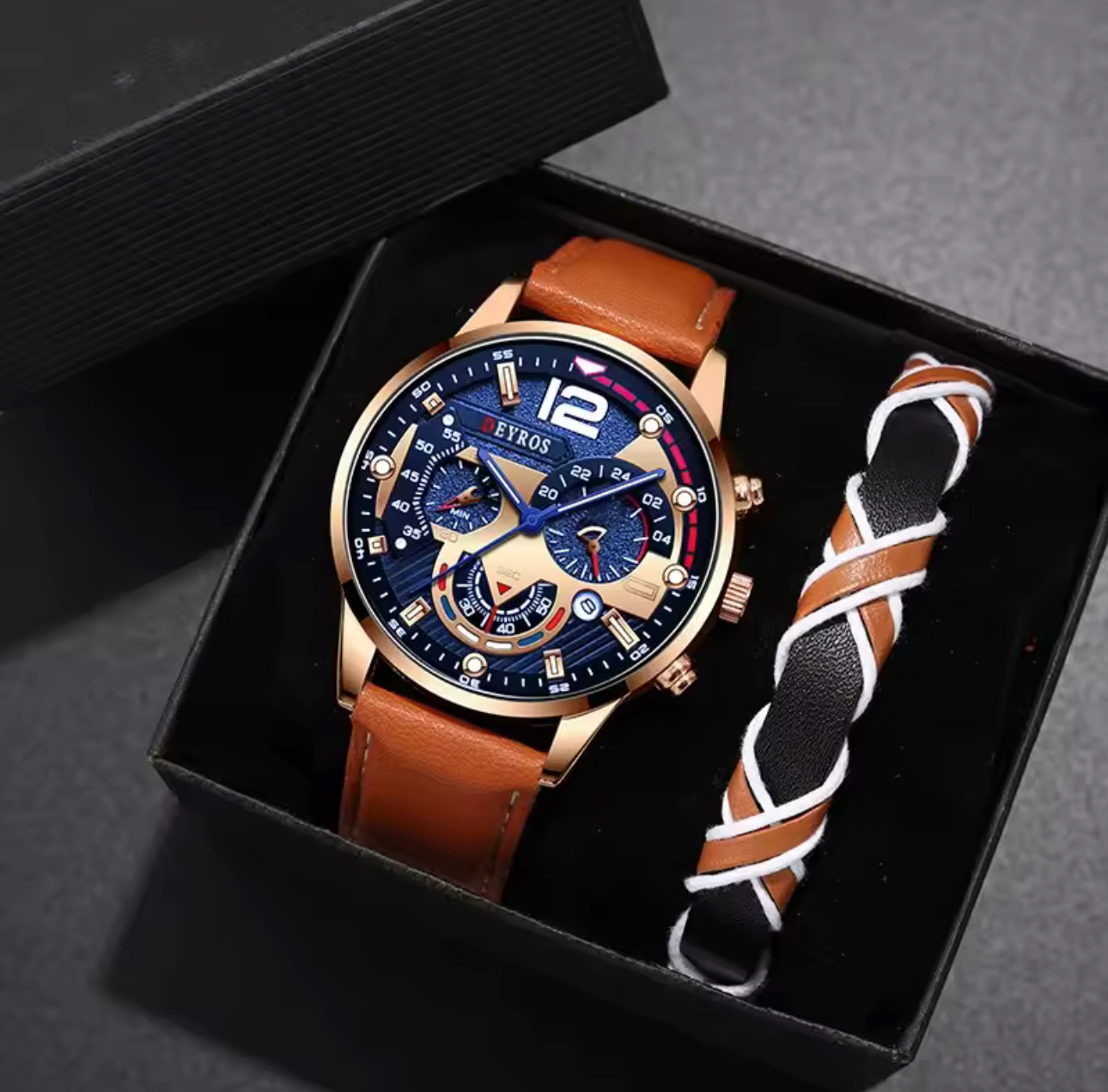Fashion Mens Calendar Watches