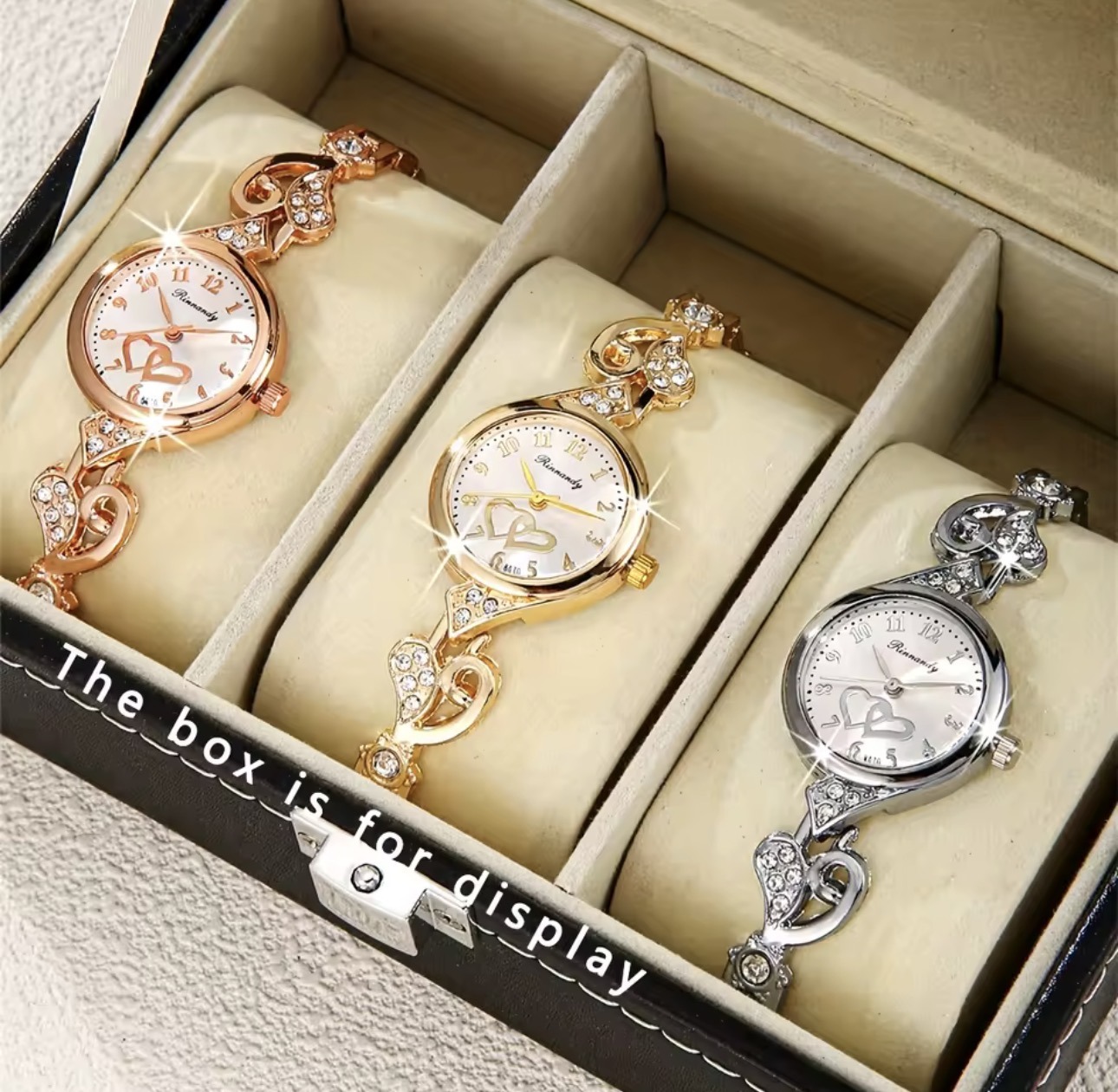 1/3PCS Elegant Women Quartz Watch